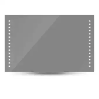 Bricorama Miroir de salle de bain avec lumières led 100 x 60 cm (l x h) - argent offre