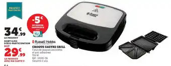 Hyper U CROQUE GAUFRE GRILL offre