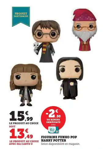 Hyper U FIGURINE FUNKO POP HARRY POTTER offre