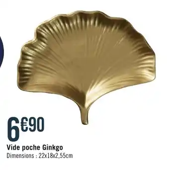 Géant Casino Vide poche Ginkgo offre