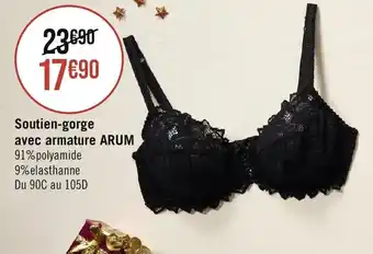 Géant Casino Soutien-gorge avec armature ARUM offre
