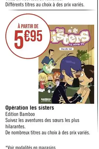 Opération les sisters