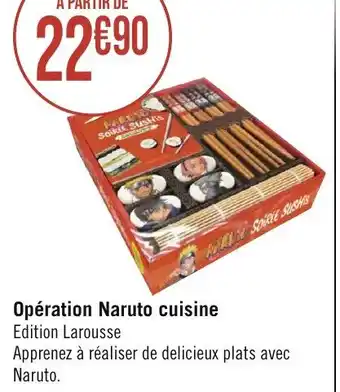 Géant Casino Opération Naruto cuisine offre