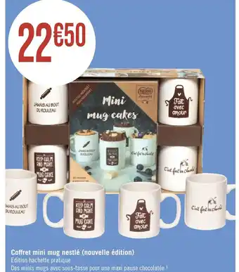 Géant Casino Coffret mini mug nestlé (nouvelle édition) offre