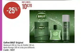 Géant Casino Coffret BRUT Original offre