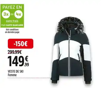 Intersport VESTE DE SKI Femme offre