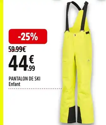 Intersport PANTALON DE SKI Enfant offre