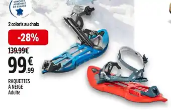 RAQUETTES Ă NEIGE Adulte