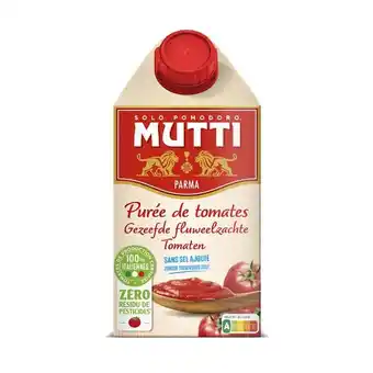 Carrefour Mutti purée de tomates offre