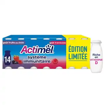Carrefour Actimel yaourts à boire edition limitée offre