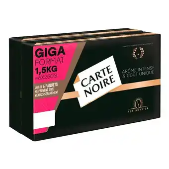 Carrefour Carte noire café moulu classique giga format offre