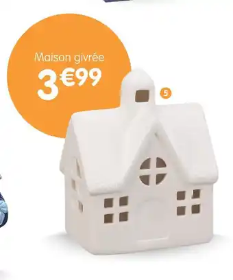 Maison givrée pailletée