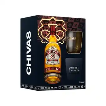 Carrefour Chivas coffret blended scotch whisky offre