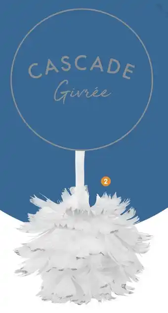 Boule de noël avec plume et paillettes