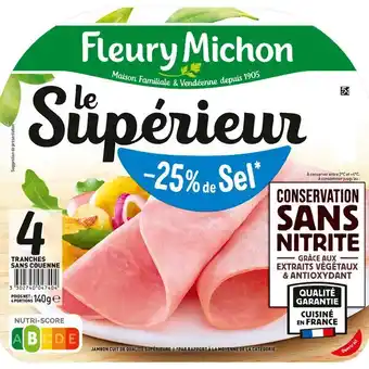 Carrefour Sur tous les jambons fleury michon offre