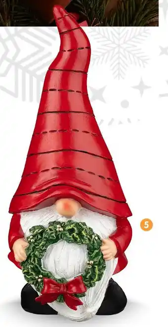 b&m Lutin de noël avec couronne offre