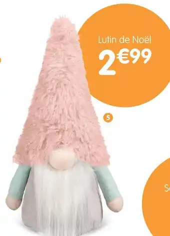 b&m Lutin de noël offre