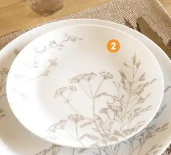 b&m Assiette dessert effet floral offre