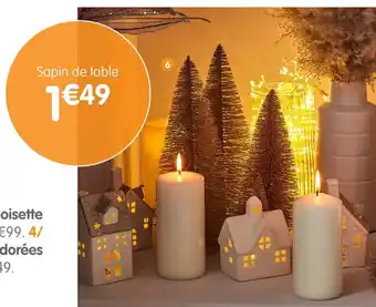 b&m Sapin de table féérique offre