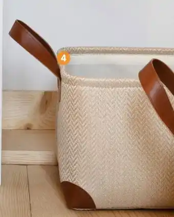 b&m Panier crème avec anses l offre