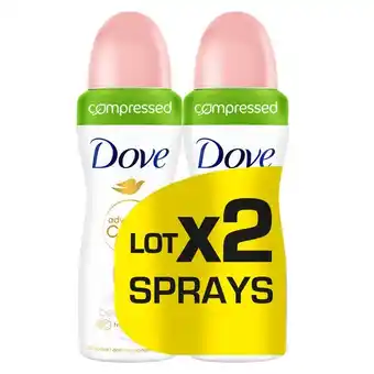 Carrefour Dove déodorant compressé advanced care offre