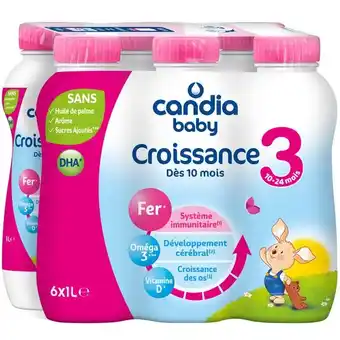 Carrefour Candia baby croissance 3 offre