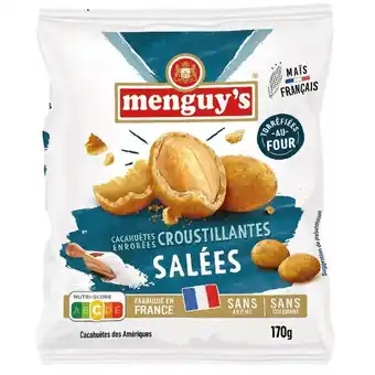 Carrefour Menguy's cacahuètes enrobées croustillantes offre
