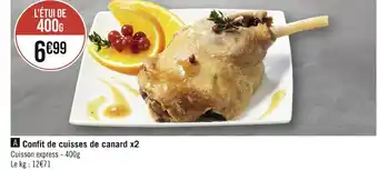 Casino Supermarchés Confit de cuisses de canard x2 offre