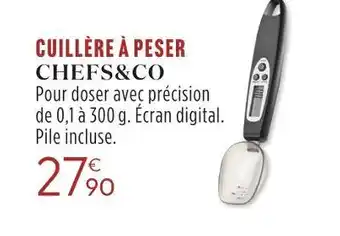 Chefs&co cuillère à peser