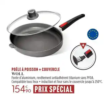 Culinarion Woll poêle à poisson + couvercle offre