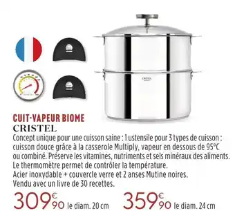 Cristel cuit-vapeur biome
