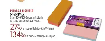 Culinarion Naniwa pierre à aiguiser offre
