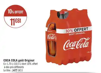 Casino Supermarchés Coca cola coca cola goût original offre