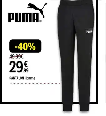 Intersport Puma pantalon homme offre