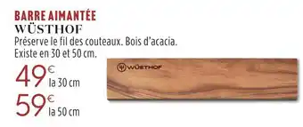 Culinarion Wüsthof barre aimantée offre