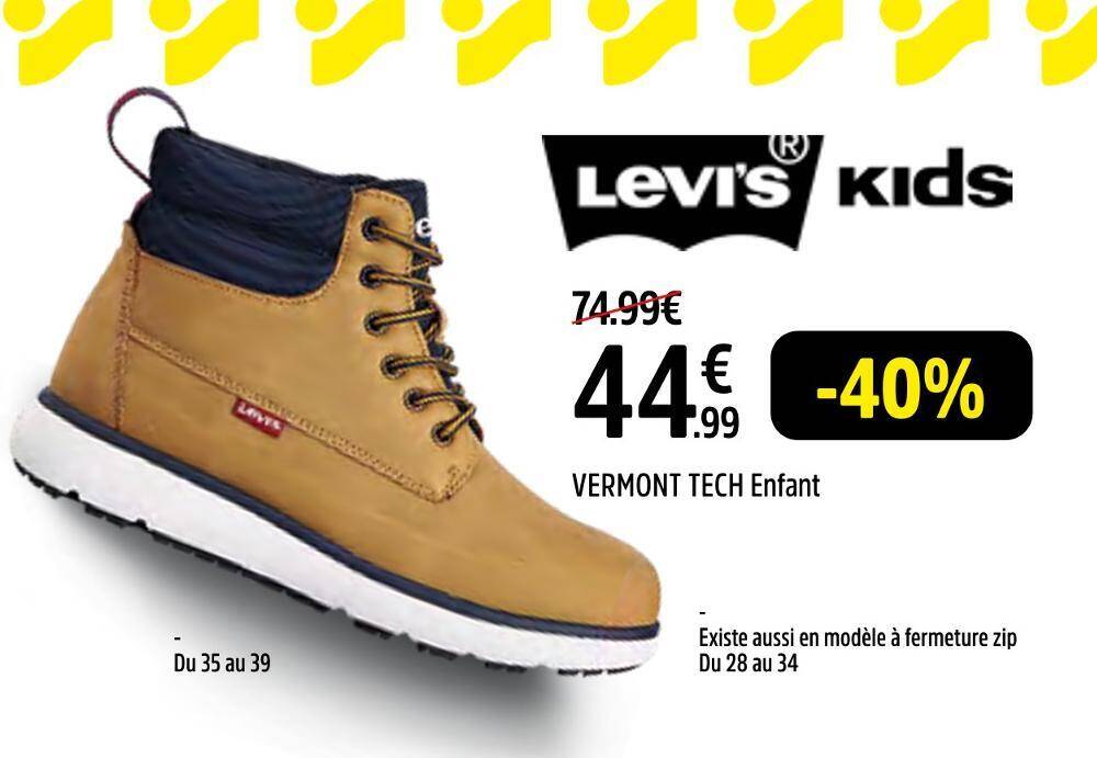 Intersport discount levis chaussure