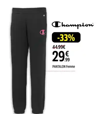 Intersport Champion pantalon femme offre