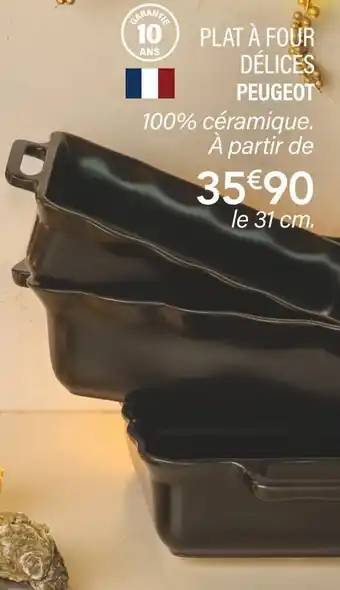 Peugeot plat à four délices