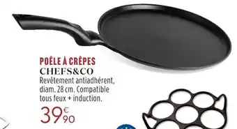 Culinarion Chefs&co poêle à crêpes offre