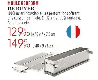 Culinarion De buyer moule geoform offre