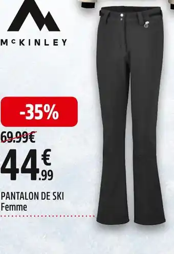 Intersport Mc kinley pantalon de ski offre