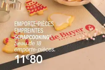 Scrapcooking emporte-pièces empreintes
