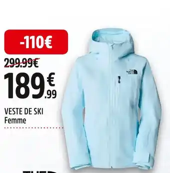 Intersport The north face veste de ski offre