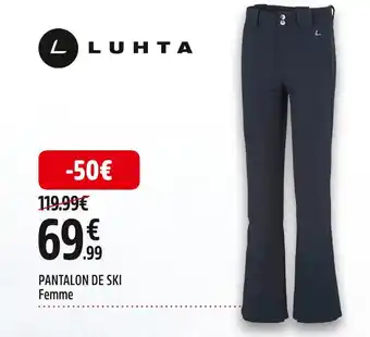 Intersport Luhta pantalon de ski offre