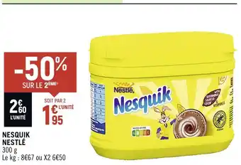 Petit Casino Nestlé nesquik offre