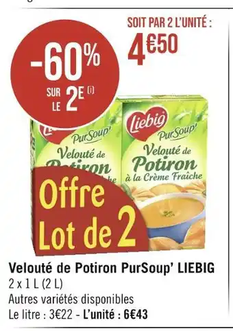 Liebig veloutĂ© de potiron pursoupâ