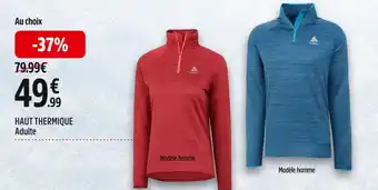Intersport Odlo haut thermique offre