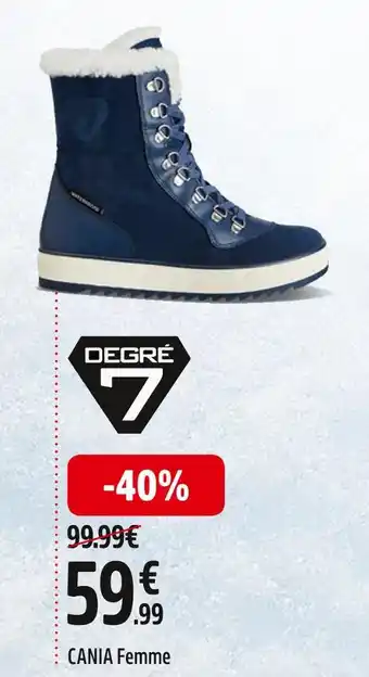 Intersport Degré 7 cania femme offre