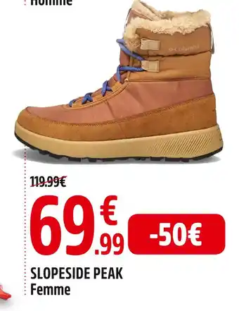Intersport Columbia slopeside peak offre