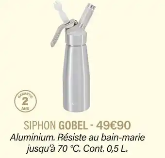 Gobel siphon